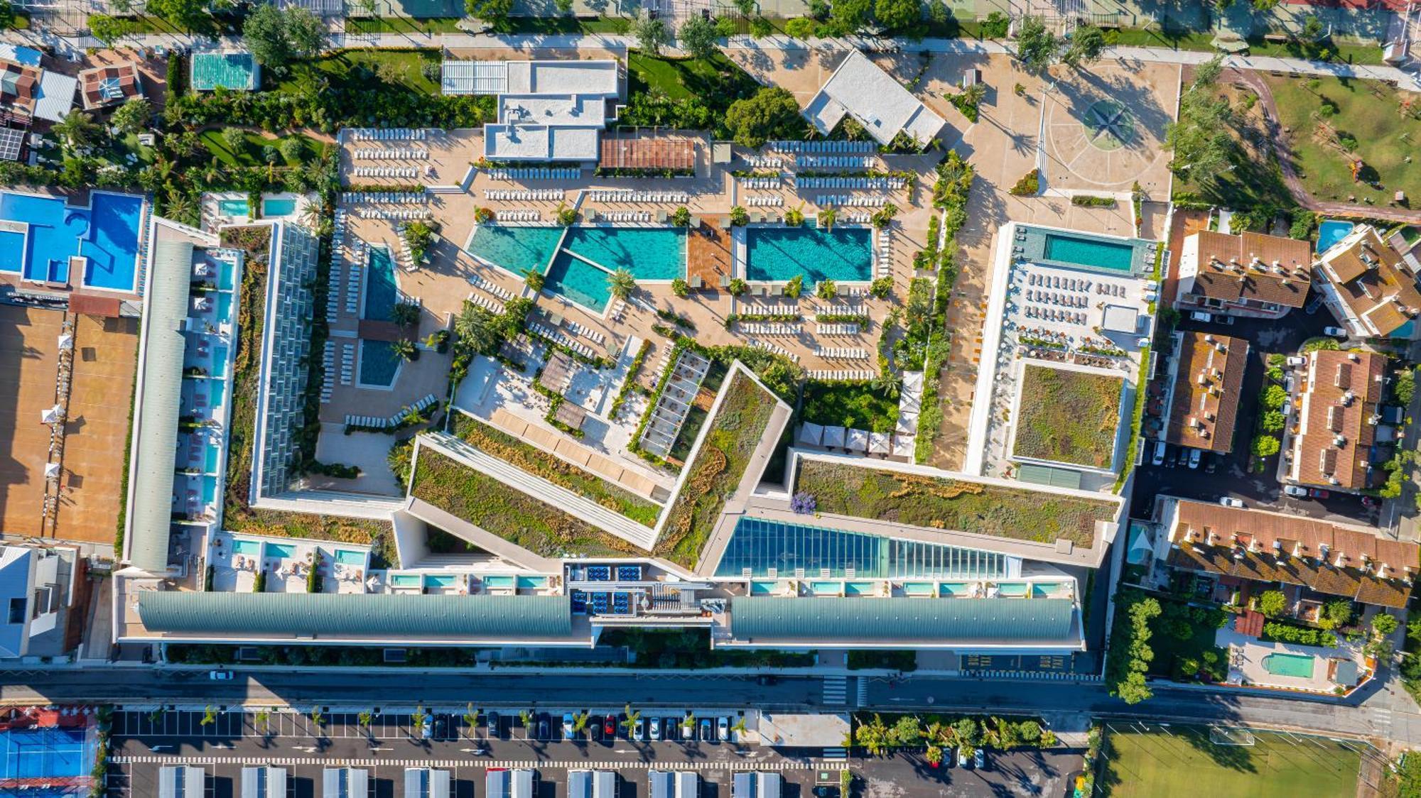 Atzavara Hotel & Spa Santa Susanna Zewnętrze zdjęcie Aerial view of the complex