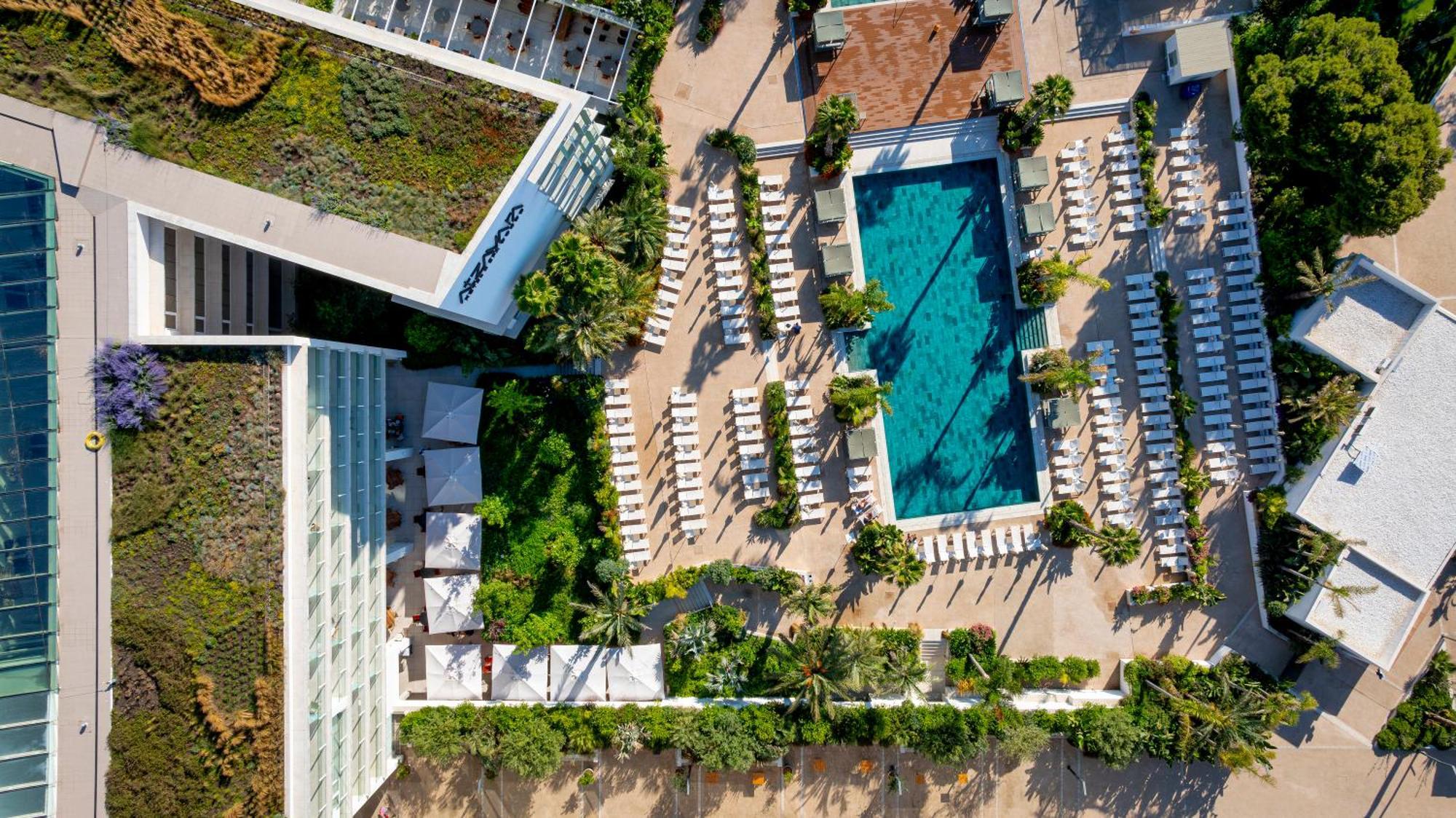 Atzavara Hotel & Spa Santa Susanna Zewnętrze zdjęcie Aerial view of the hotel