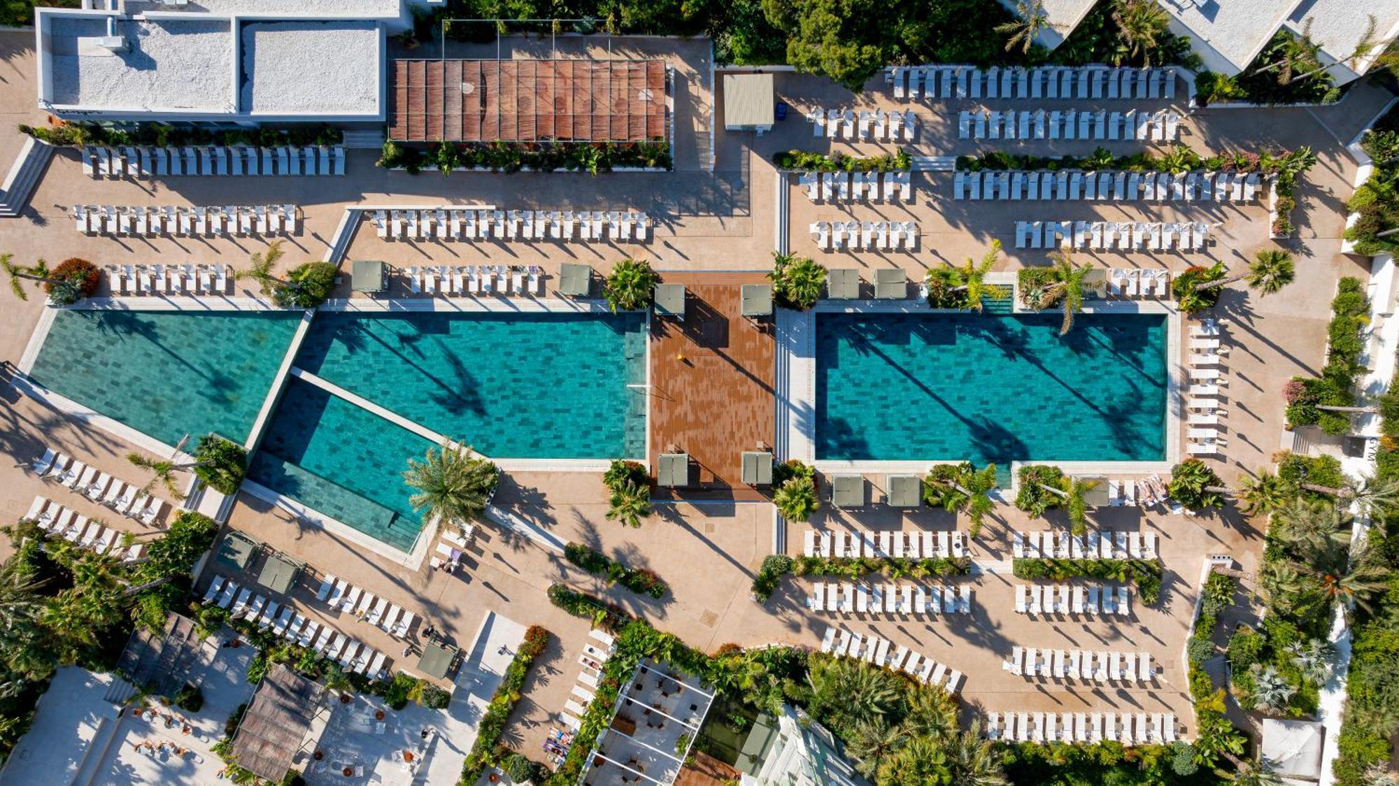 Atzavara Hotel & Spa Santa Susanna Zewnętrze zdjęcie Aerial view of the hotel