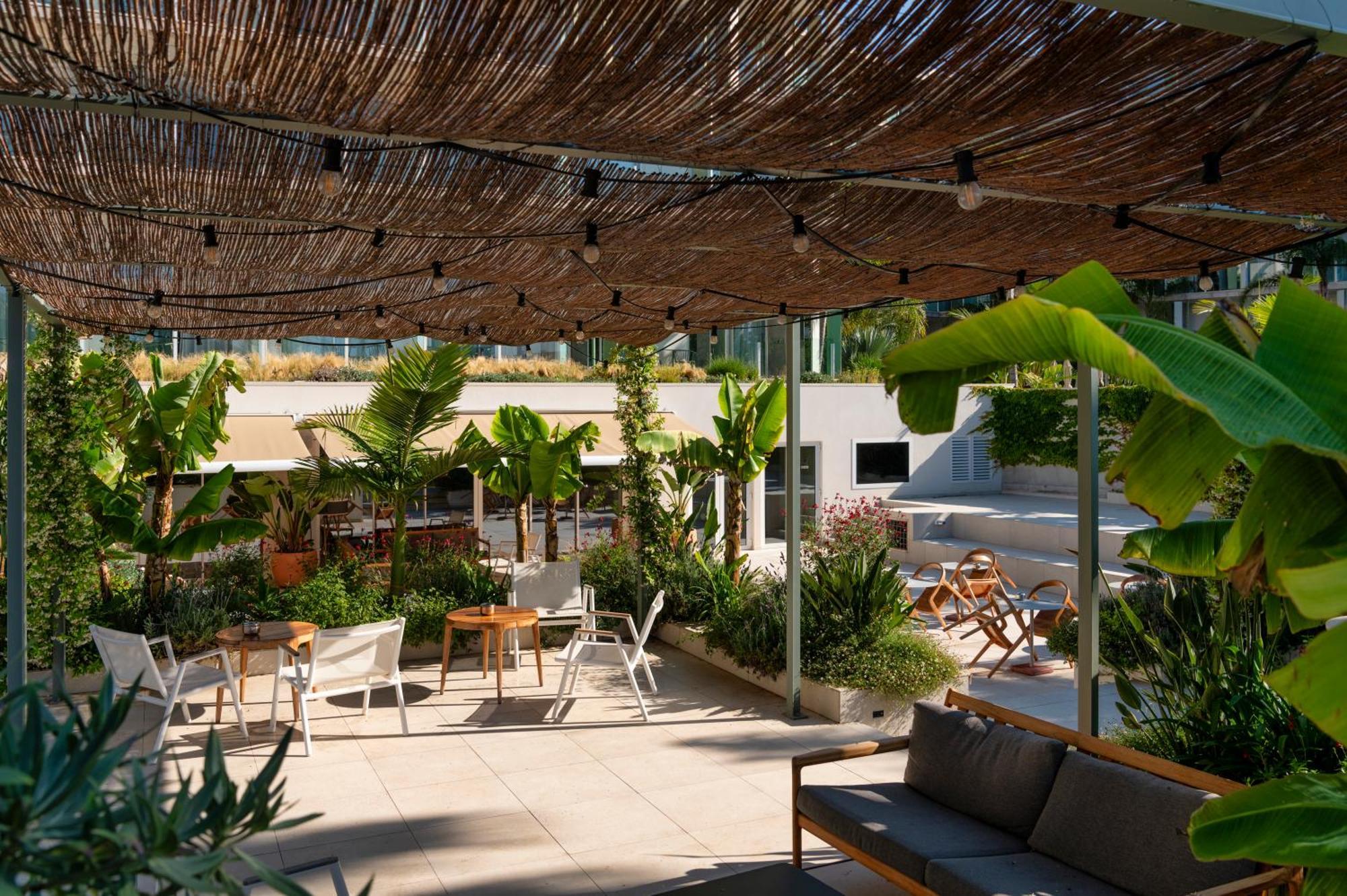 Atzavara Hotel & Spa Santa Susanna Zewnętrze zdjęcie The rooftop garden